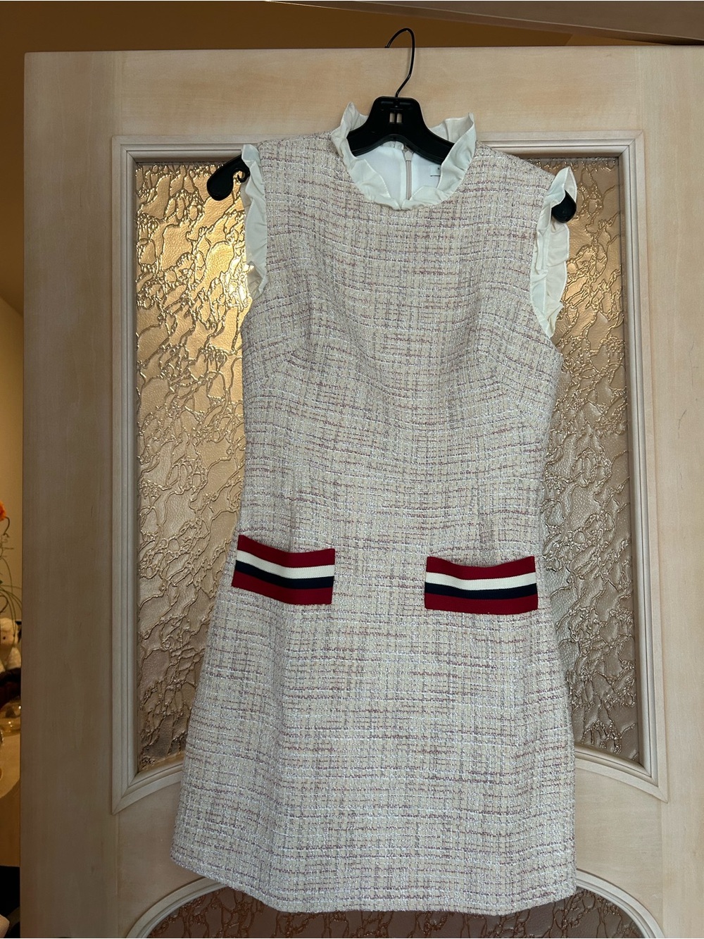 Sandro dress with back zipper S
